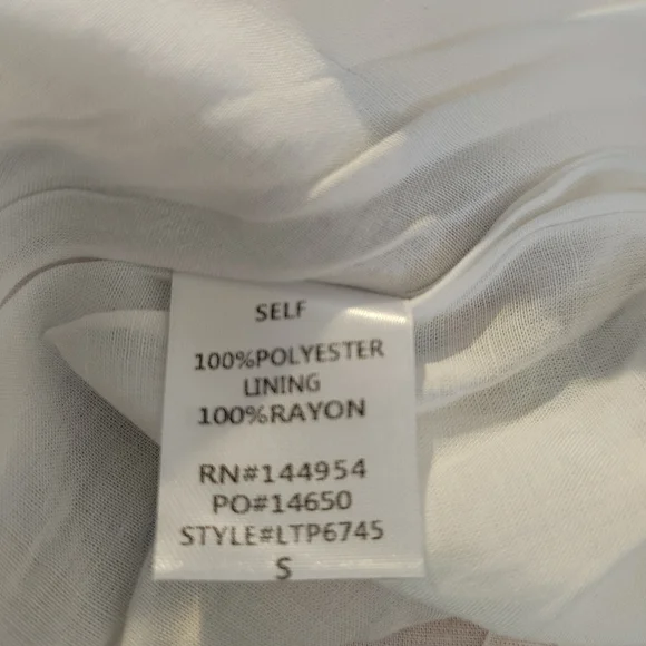 Luxxel Ladies 2 piece shorts set Size S Tie top Shorts skirt zips colorful New - Picture 5 of 12